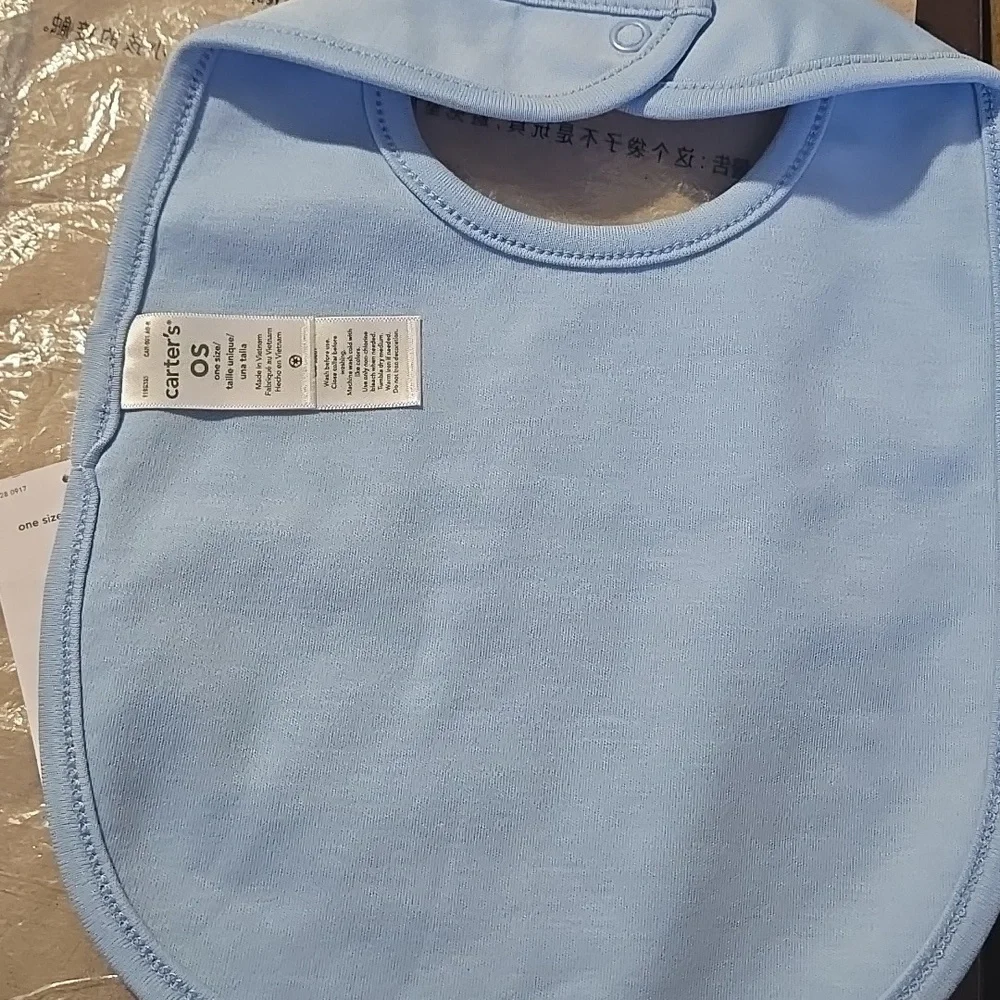 Carter's Blue Birthday Bib